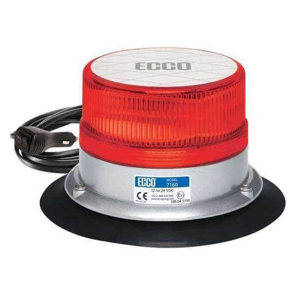 Led Beacon, 12-24Vdc, Vac-Mag, Red