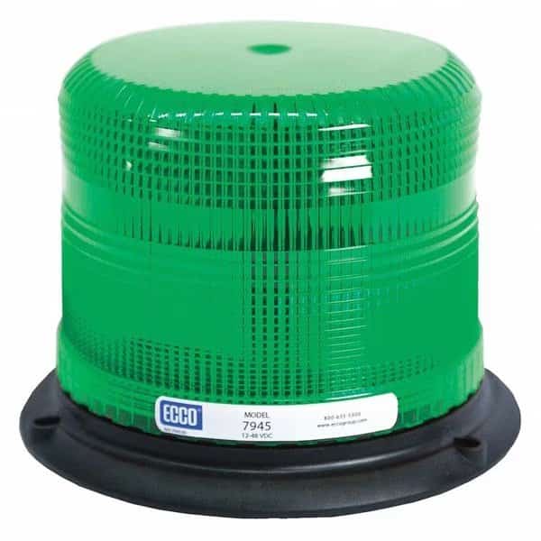 Led Beacon, Low Prof, 12-48Vdc, Green