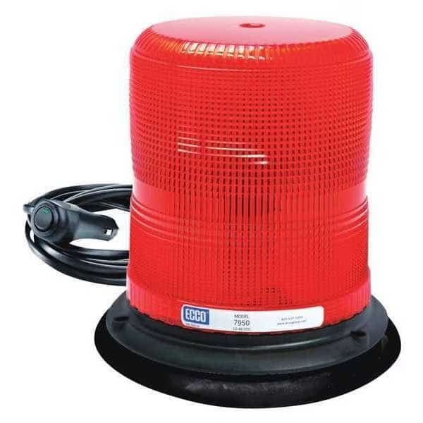 Led Beacon,Med Pro,Vac-Mag,12-48Vdc,Red, Mfr#: 7950R-VM, PULSE II