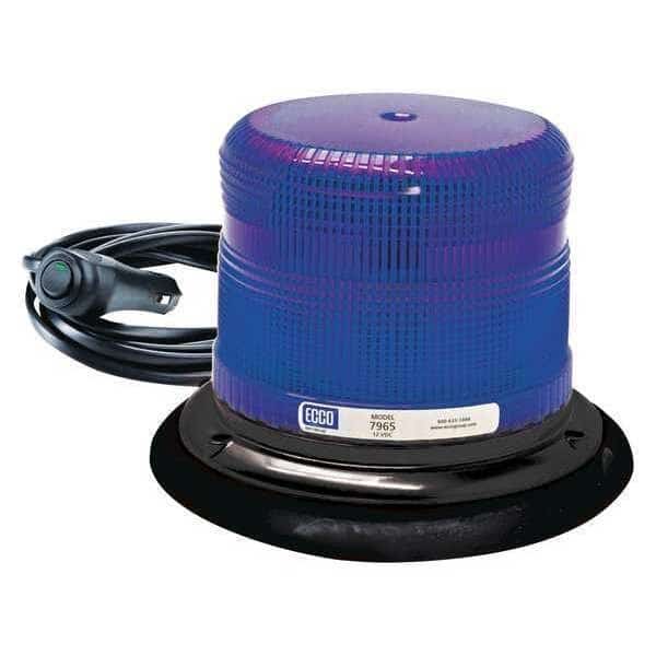 Led Beacon, Low Pro, Vac-Mag, 12-24Vdc, Blue