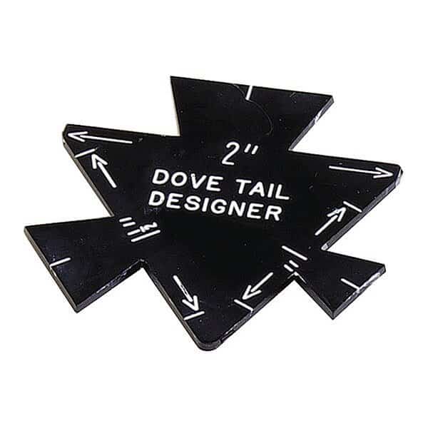 Dove-Tail Designer Template, 2-1/8" L