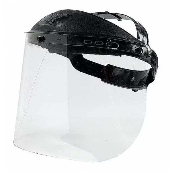 Face Shield, w/Headgear, 13" Lx12" W x5" H