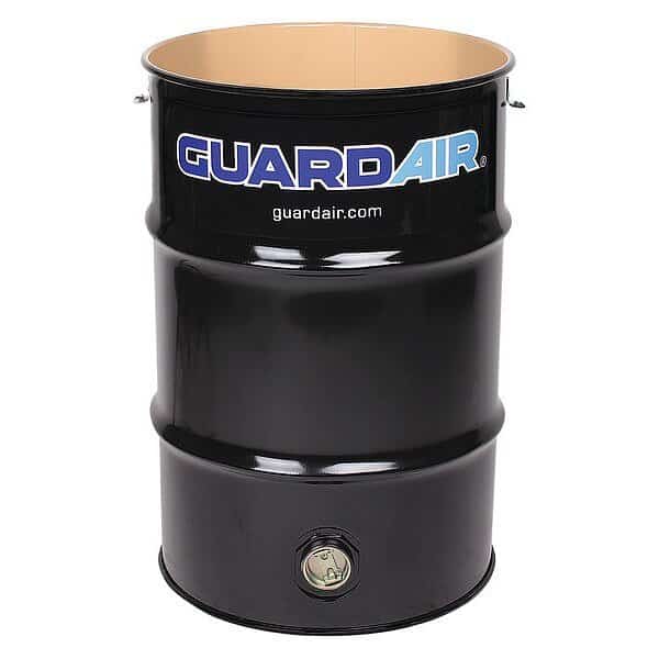 Drum, Steel, 30 gal., 19-1/2" D x 33-1/2" H