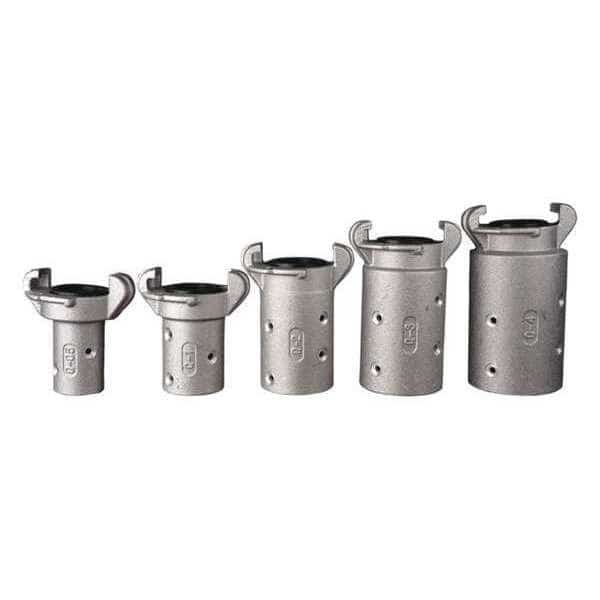 Quick Coupling,Aluminum,1" OD Hose,PK2, Mfr#: QAL 1" OD, AMERICAN ABRASIVE SUPPLY