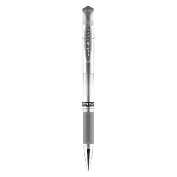 Silver Gel Pen, PK12