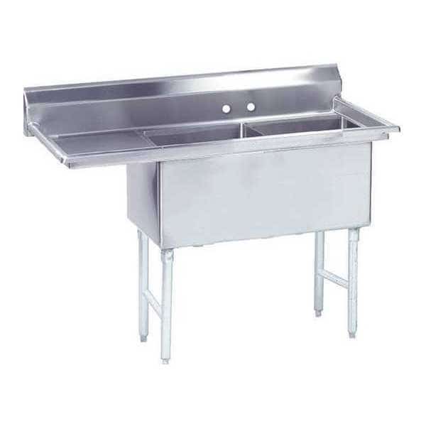 30" W x 62-1/2" L x 43" H, 14 ga. 304 Stainless Steel