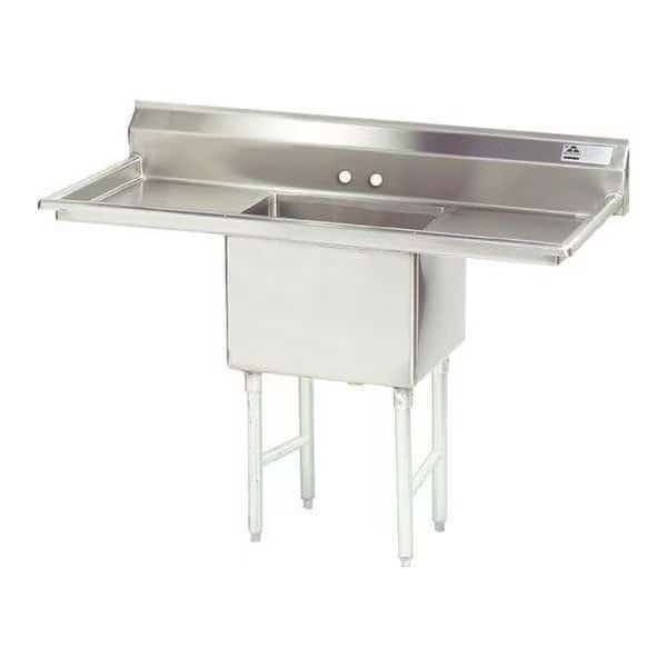 30" W x 54" L x 43" H, 14 ga. 304 Stainless Steel