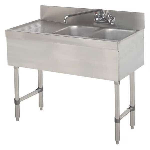 18" W x 48" L x Splash Mount (Faucet), Utility Sink and Laundry Tub