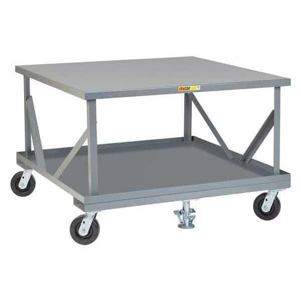 Pallet Stand,3600 lb.,40x48",Floor Lock, Mfr#: 2PDFS40486PH2FL, LITTLE GIANT