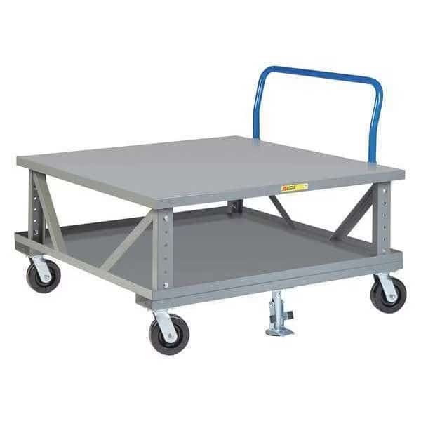 Ergo Pallet Stand,3600 lb.,42x48",Handle, Mfr#: 2PDSEH42-6PH2FL, LITTLE GIANT