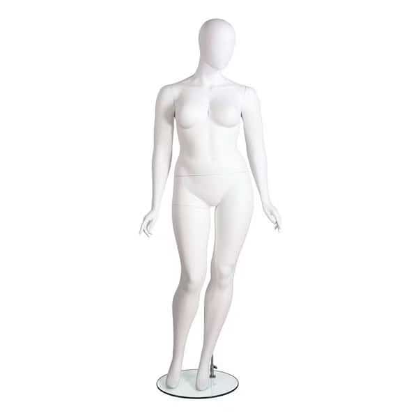 Mondo Mannequins Amber Plus Size Mannequin, Oval Head