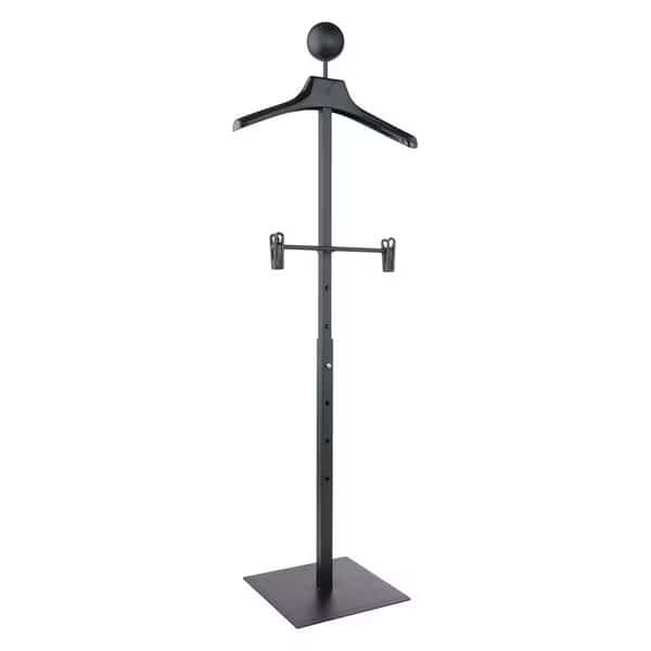 Mondo Mannequins Adjustable Countertop Black Costumer w/Hangers, ECONOCO, Mfr# MAPC5/MAB