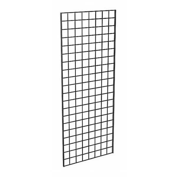Wire Grid Panel,Black,2 ft. x 5 ft.,PK3 , Mfr#: P3BLK25