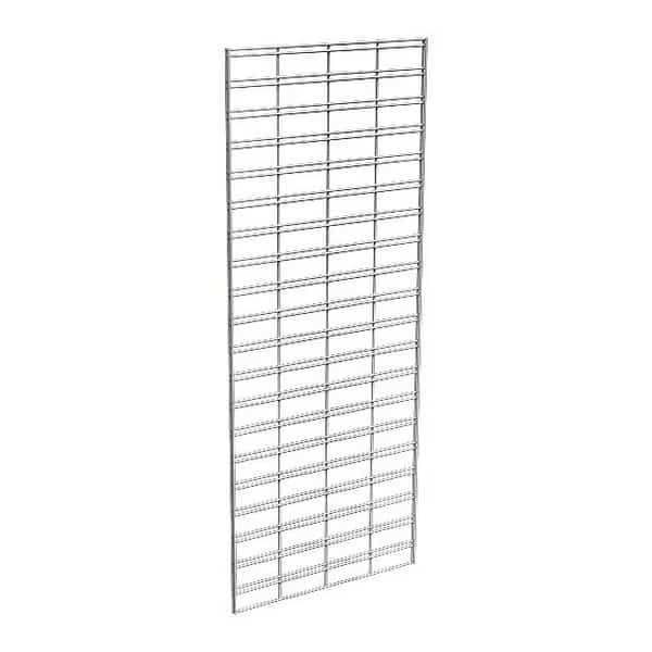 Wire Slatgrid Panel,Chrome,2ft.x5ft.,PK3, Mfr#: P3STG25C, ECONOCO