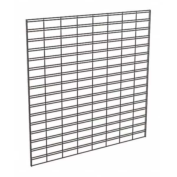 Wire Slatgrid Panel,Black,4ft. x4ft.,PK3 , Mfr#: P3STG44B