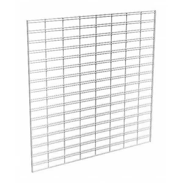 Wire Slatgrid Panel 4ft. x 4ft., Chrome, 3PK, ECONOCO, Mfr# P3STG44C