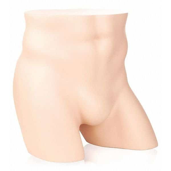 Mondo Mannequins Male Full Round Butt Hip Form, Fleshtone