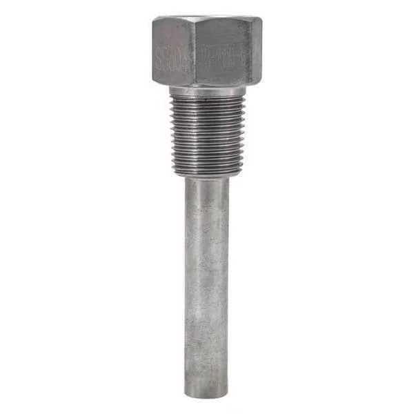 Thermowell 1/2"X1/2" 304Ss For 4" Stem,