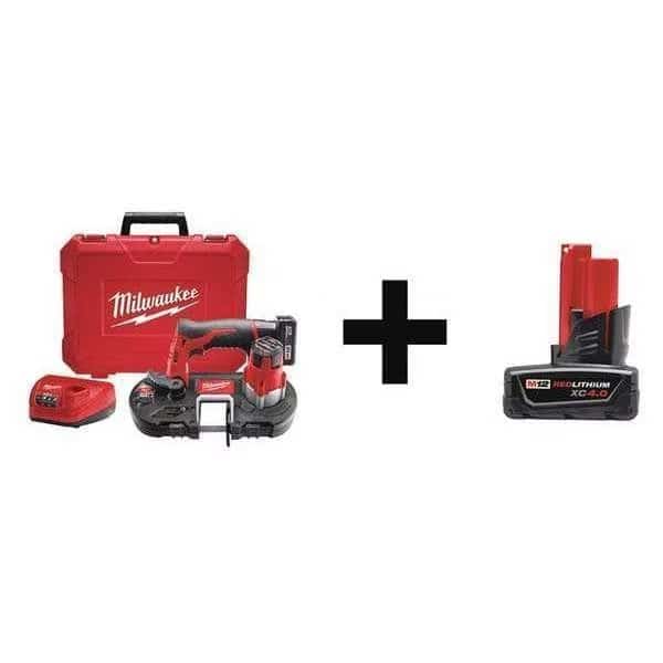Portable Cordless Band Saw, 12.0, 27 in Blade Length, Includes Battery