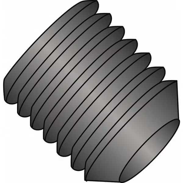 1/4-28X3/8 FINE SOCKET SET SCR CUP BLK OX, PK100