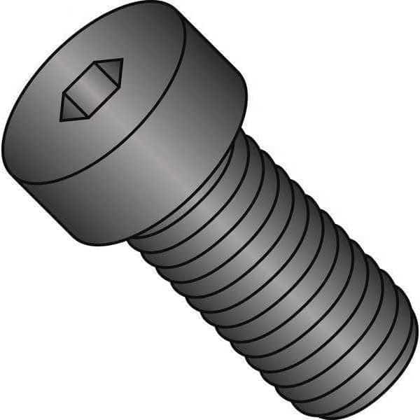 3/8"-16 Socket Head Cap Screw, Low Profile, Black Oxide Alloy Steel, 1-1/2 in Length, 100 PK