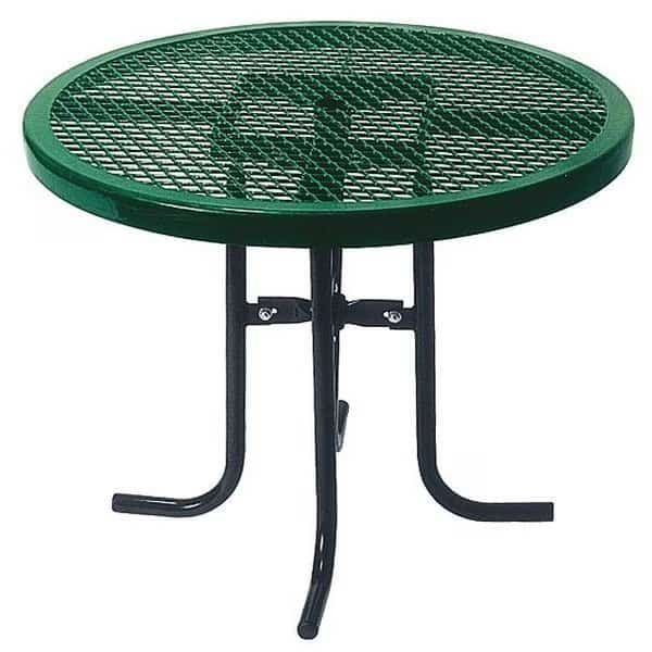 Green Commercial Park Low Round Table