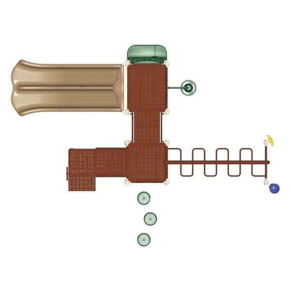 UPlay Maddies Chase Playground,Natural, Mfr#: UPLAY-006-N, ULTRAPLAY
