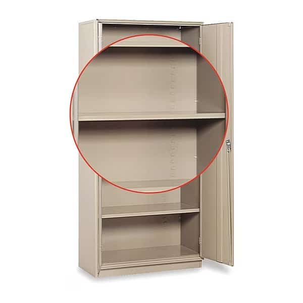 Extra Shelf for 18" Deep Cabinet,PY, Mfr#: 16027A-PY, EQUIPTO
