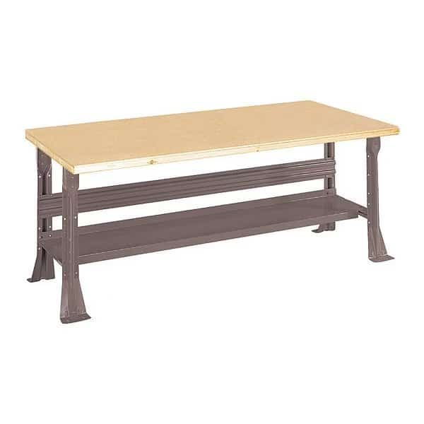 Open Leg Bench W/ Shelf, EQUIPTO, Mfr# 2322-8B