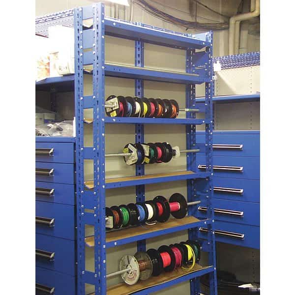 Wire Spool Rack Unit, 36X8X84, YL, EQUIPTO, Mfr# 880-7-YL