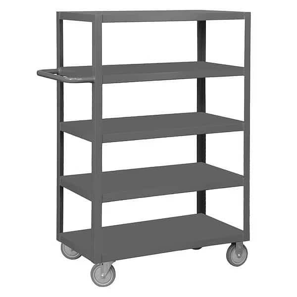 Stock cart, 5 shelf, 1200 lbs capacity