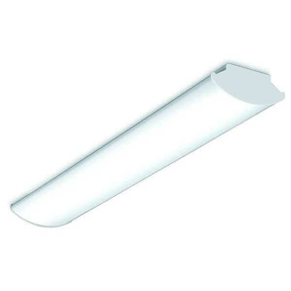 Columbia Revalume LED Wraparound with Captive Frosted Acrylic Lens, 4200L, 4000K, White