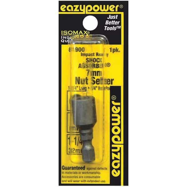 Magnetic Nut Setter, 7mm, 1-1/4" L