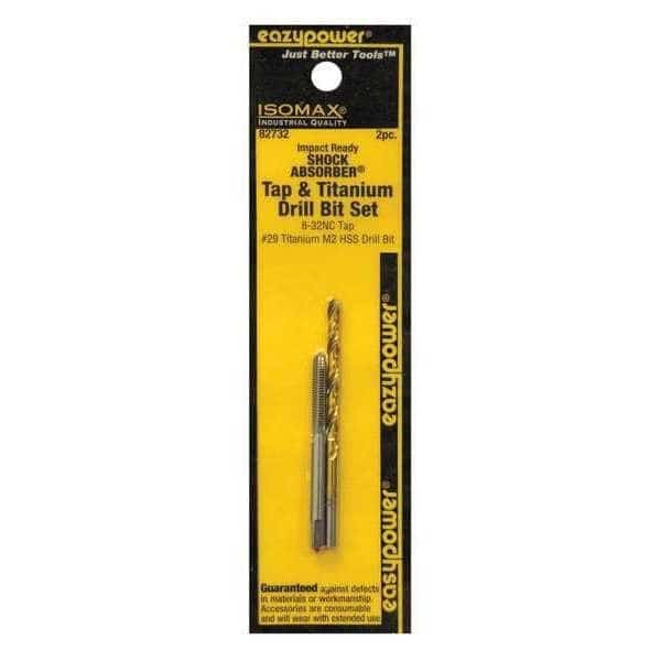 Tap and Titanium Drill Set, 8-32NC, 2 pcs., Eazypower, Mfr#: 82732