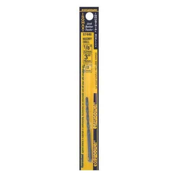 Masonry Hammer Drills, 1/8", 3" L