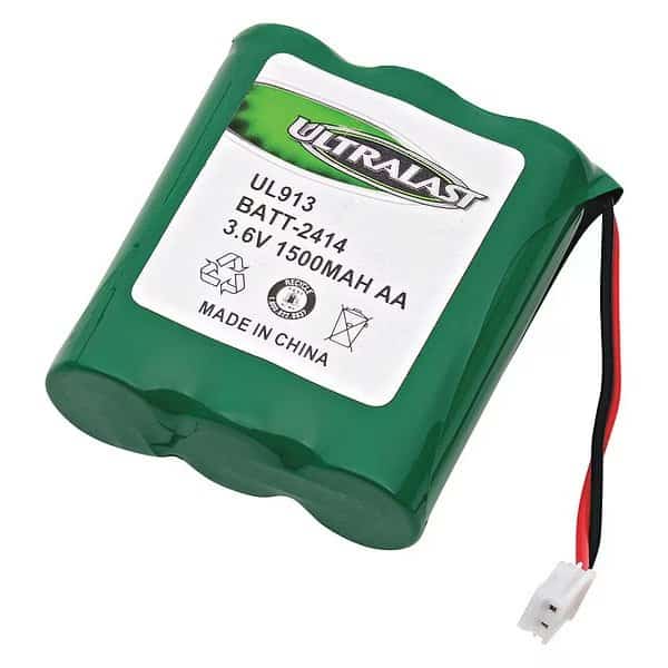 Battery 3.6 Volt Nickel Metal Hydride Ultralast Cordless Phone Battery
