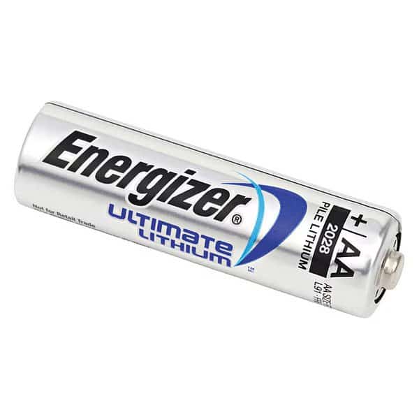 Battery 1.5 Volt Lithium, Lithium/Iron Disulfide (Li/FeS 2) Eveready Back up Power Battery