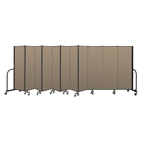 Portable Room Divider, 11 Panel, 6 ft. H