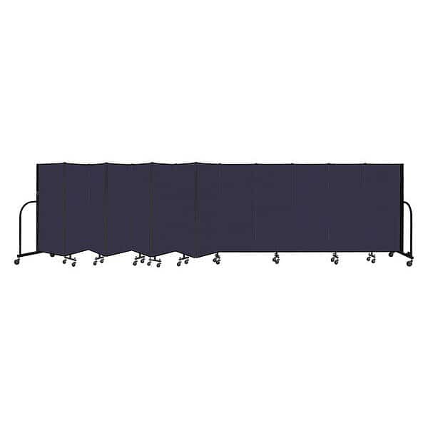 Portable Room Divider, 13 Panel, 5 ft. H