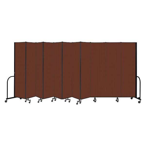 Portable Room Divider, 11 Panel, 7 ft. 4"H