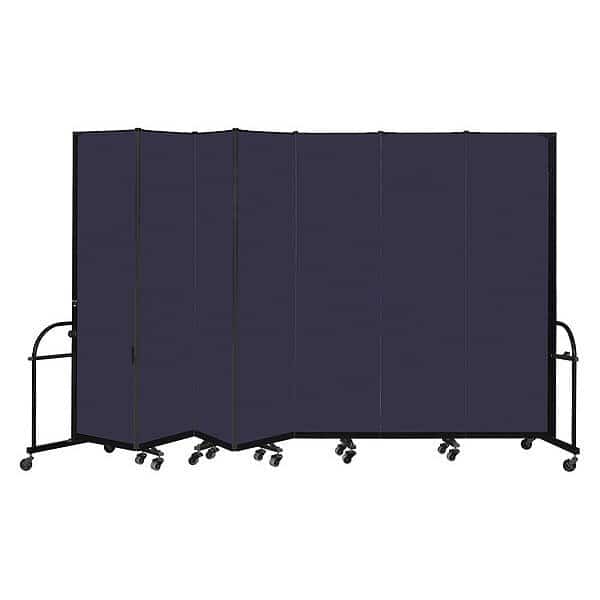 Heavy Duty Room Divider,7 Panel,7 ft. 4", Mfr#: HFSL747-DV, SCREENFLEX