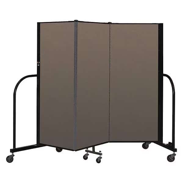 Portable Room Divider,3 Panel,5 ft. H, Mfr#: CFSL503-DO, SCREENFLEX