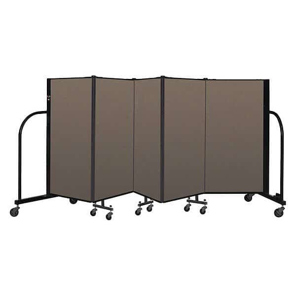 Portable Room Divider,5 Panel,4 ft. H, Mfr#: CFSL405-DO, SCREENFLEX