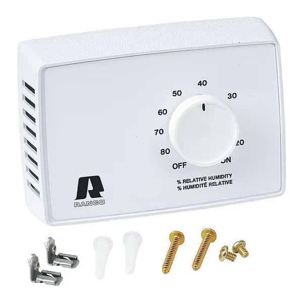 Dehumidistat, Wall Mount, RANCO, Mfr# J10-809W