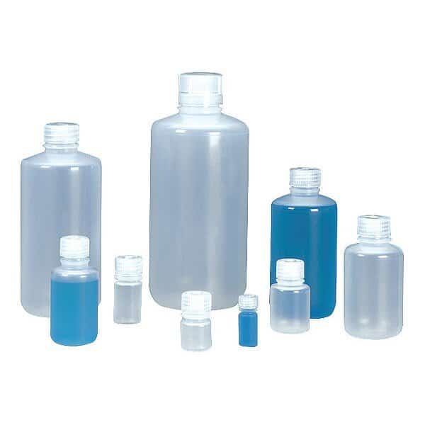 Bottle, 101 mm H, Natural, 50 mm Dia, PK12