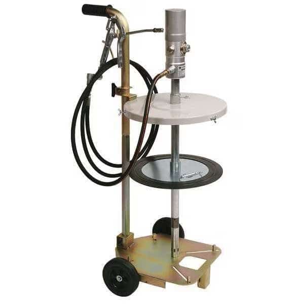 Prtbl Grease Pump, 120 lb. Drum, 7200 psi