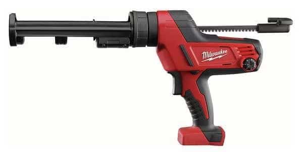 Milwaukee M18 Caulk Gun, 18V DC, For 10 oz Container Size, 21 in/min Application Speed, Bare Tool, MILWAUKEE TOOL, Mfr# 2641-20