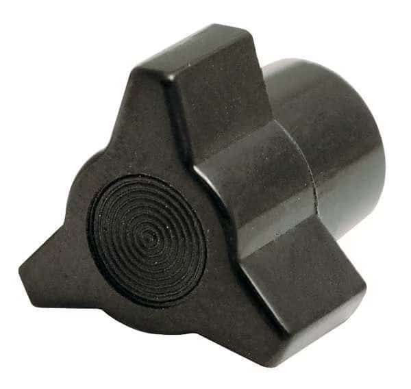 Three Prong Clamp Knob, 8-32 Thread Size, 1/3"L, GP Phenolic