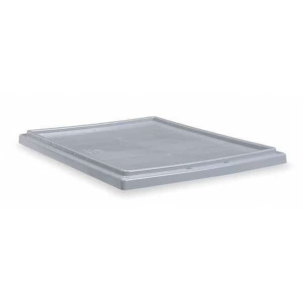 Plastic Lid, 19 1/2 in W, Gray