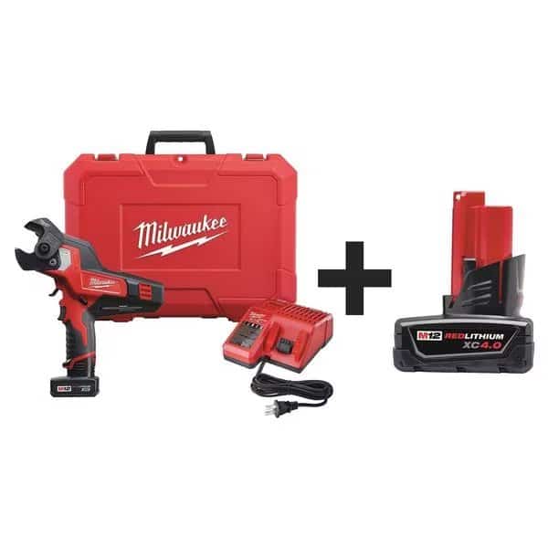 Cordless Cable Cutter Kit,12.0V , Mfr#: 2472-21XC, 48-11-2440